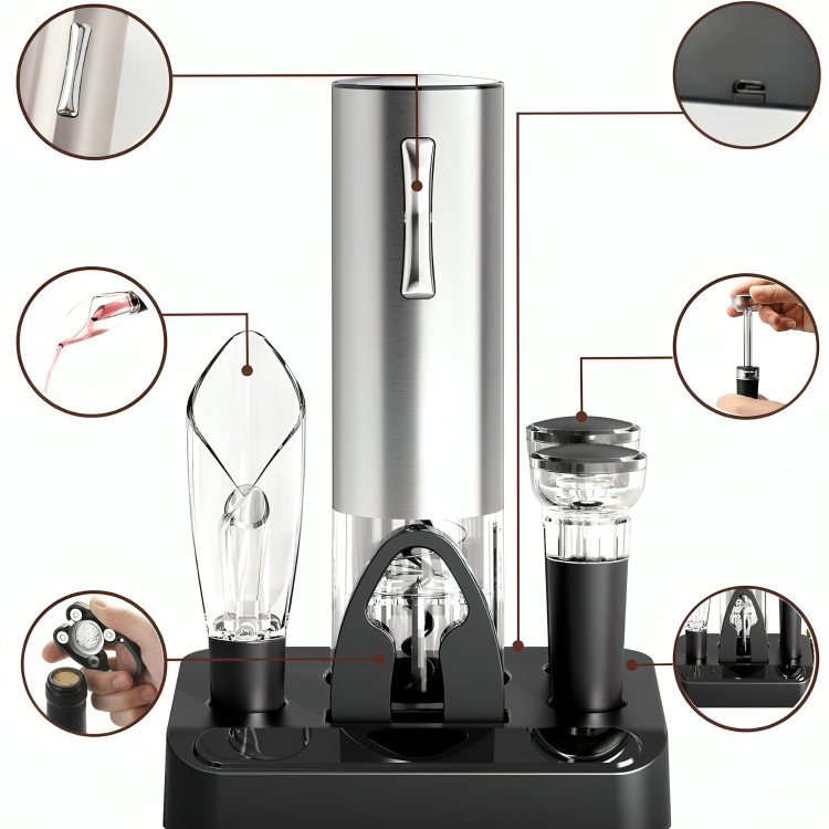 50% DE RÉDUCTION | BottleMate™ | Tire-bouchon électrique