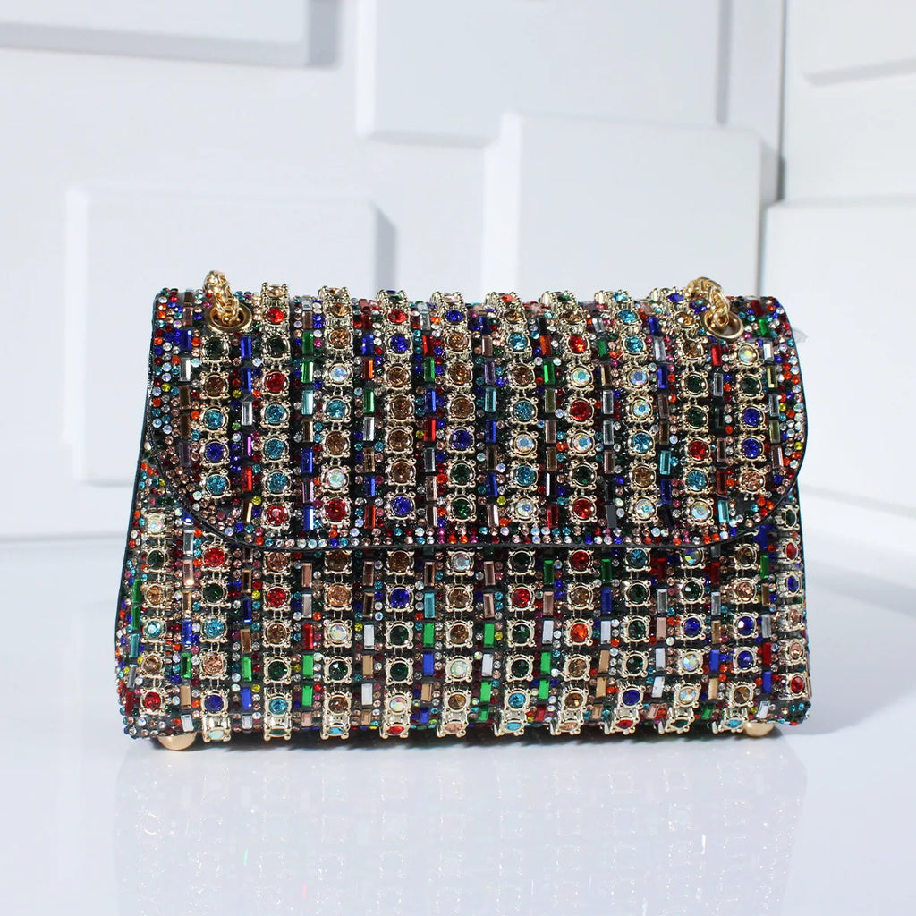 50% DE RÉDUCTION TEMPORAIRE | DazzleClutch™ | Pochette de soirée ornée de strass pour femmes