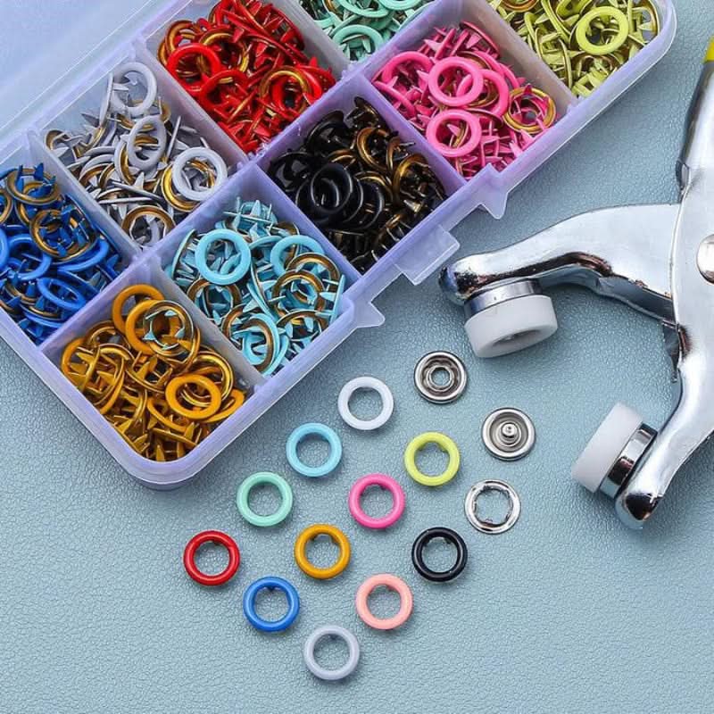 Fermeture sans couture : boutons-pression faciles à attacher