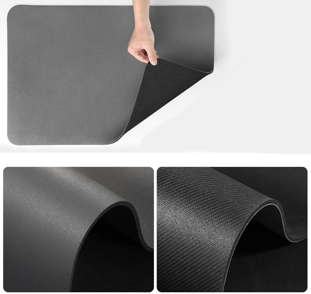 Tapis de cuisine rectangulaire pour sécher la vaisselle et les verres