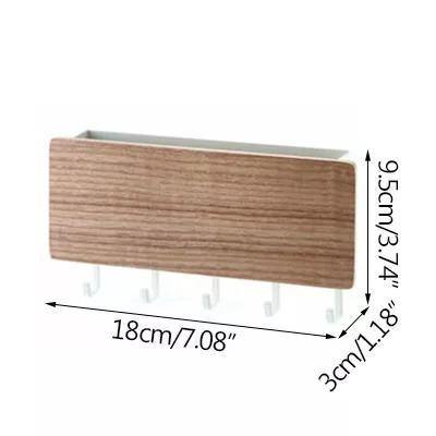 KeyOrganize Porte-clés mural en bois | Multifonctionnel & Élégant | Décoration murale & Rangement