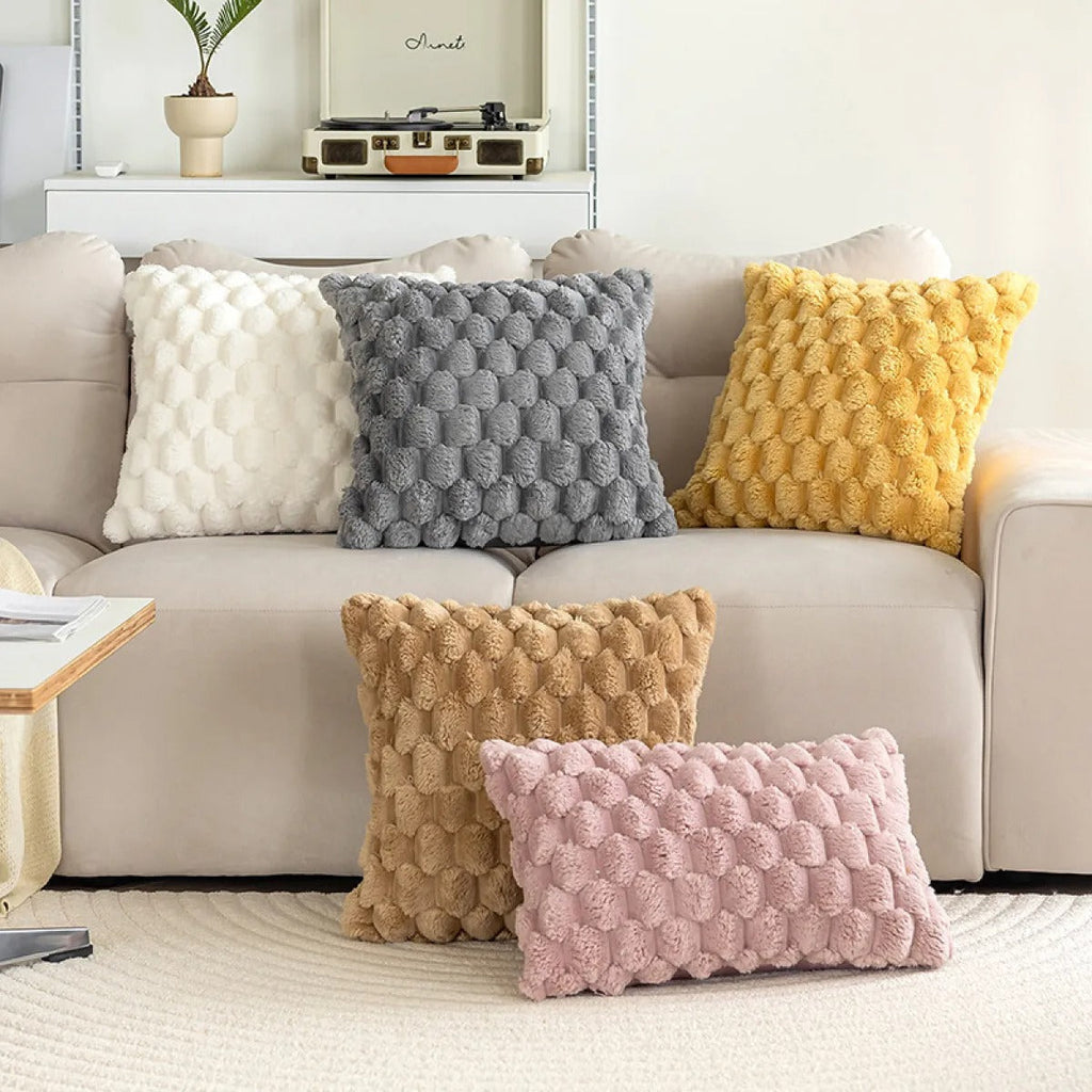 Housse de Coussin Velours pour Canapé et Chaise 45 x 45 cm