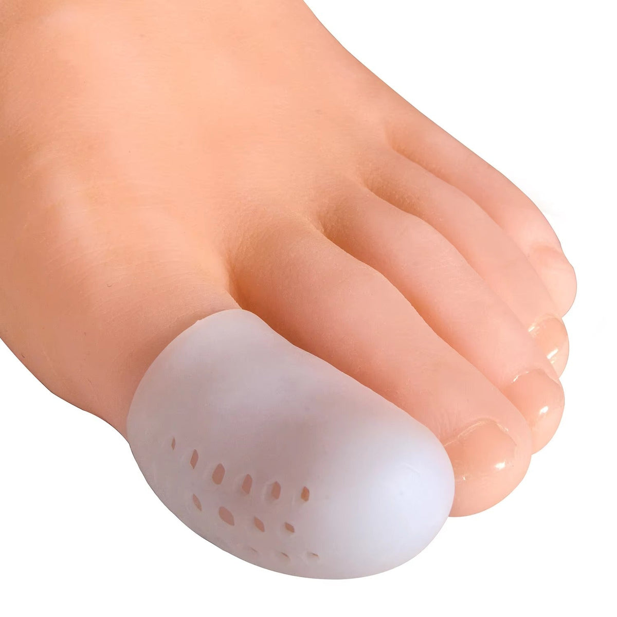 Garde-orteils en silicone unisexe pour soulagement des oignons et des ampoules