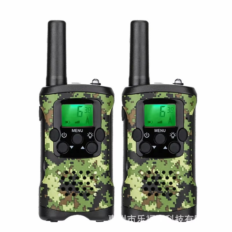 Talkies-Walkies Enfants | 22 Canaux | 5 km Portée | Camouflage Vert