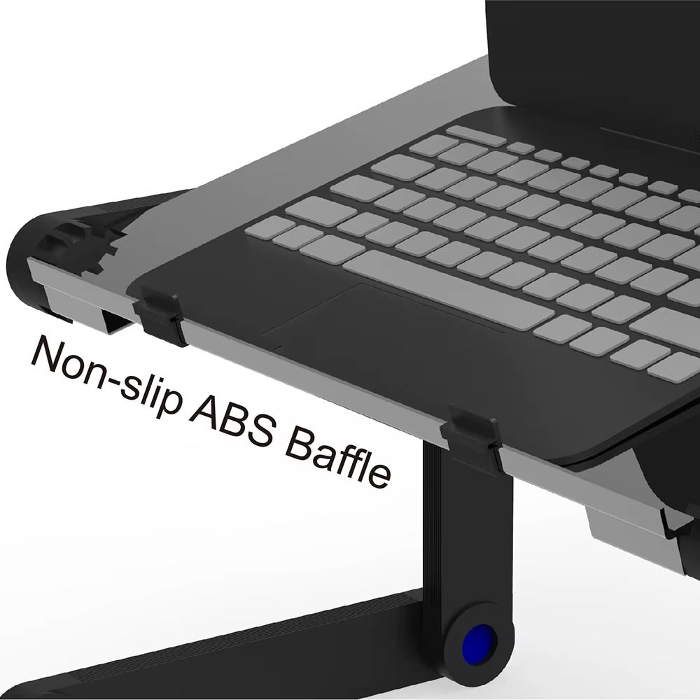 Support d'Ordinateur Portable Réglable avec Fonction de Refroidissement