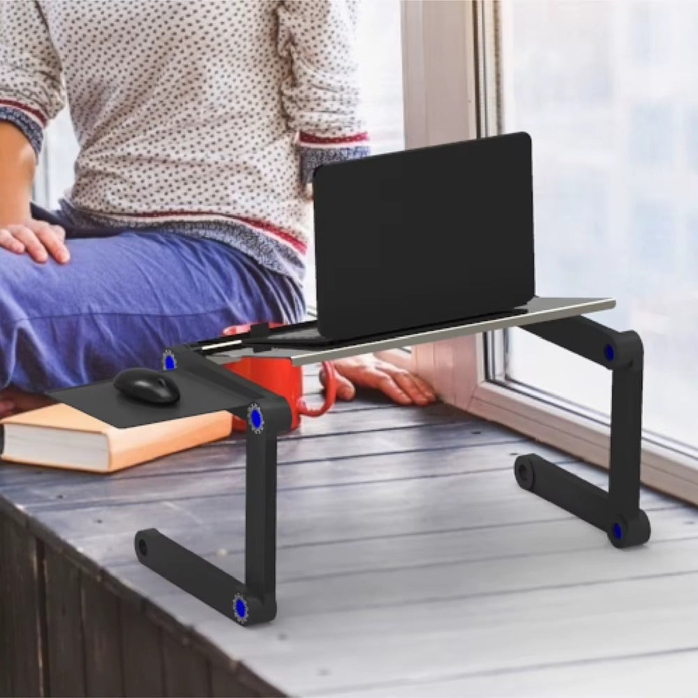 Support d'Ordinateur Portable Réglable avec Fonction de Refroidissement