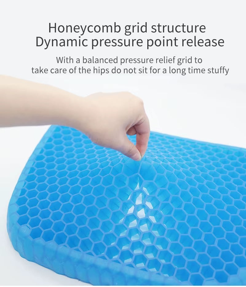 Coussin de Siège en Gel Orthopédique pour le Soutien du Coccyx et du Dos
