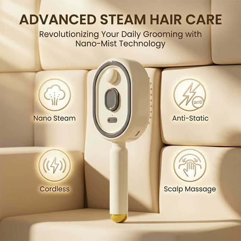 VIBRANOVA – Peigne de Massage Électrique pour une Détente Douce du Cuir Chevelu