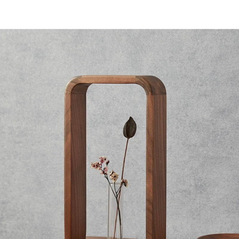 Vase en Verre avec Support en Bois pour Boutures