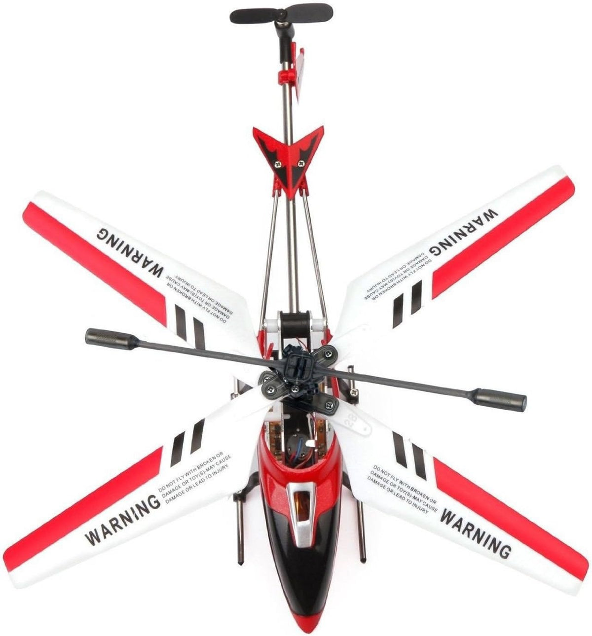Hélicoptère Mini RC Hercules Incassable avec Gyro - Rouge