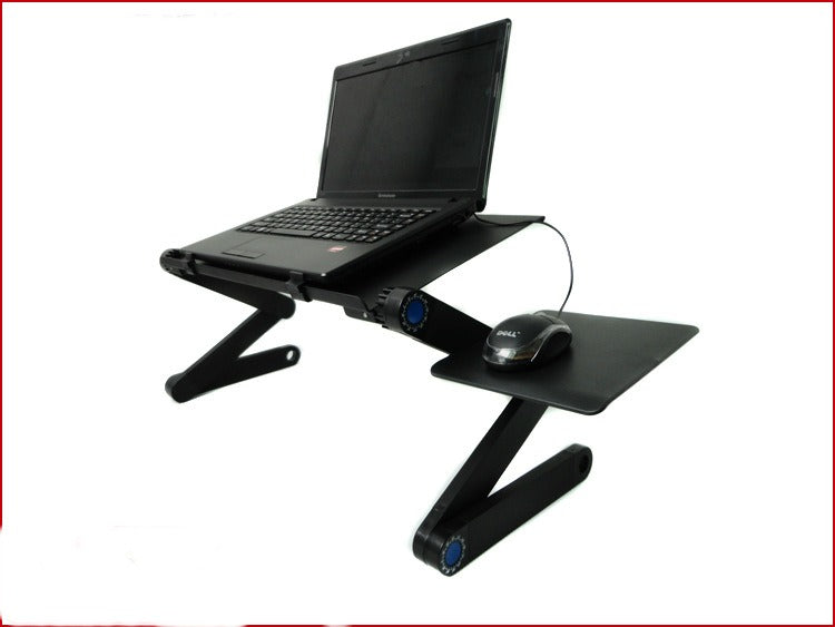 Support d'Ordinateur Portable Réglable avec Fonction de Refroidissement