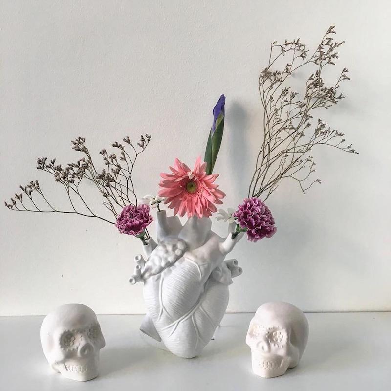 Vase en Forme de Cœur Créatif – Artistique et Élégant pour Tout Intérieur