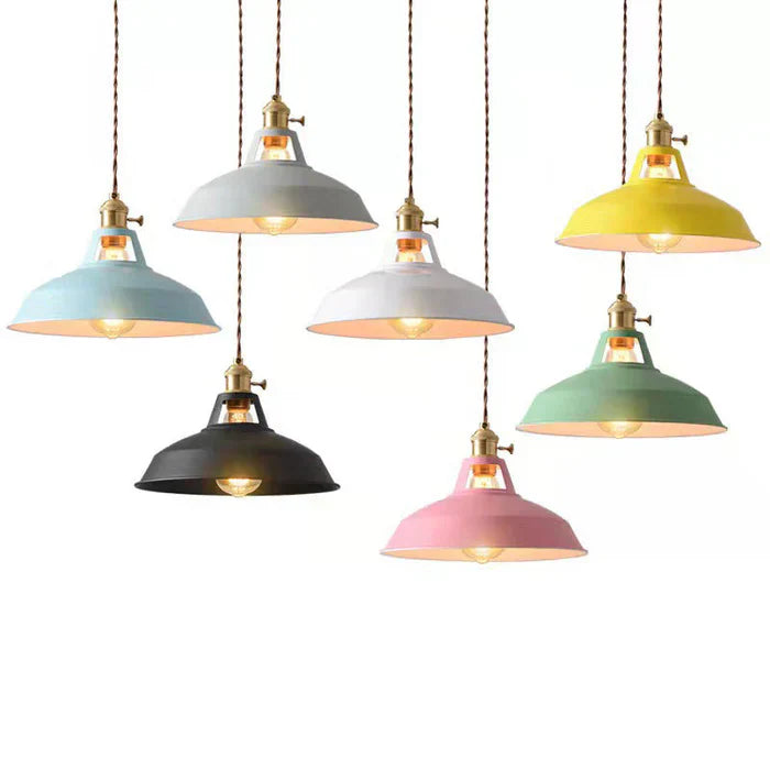 Lampe Suspendue Rétro Industrielle - IronGlow