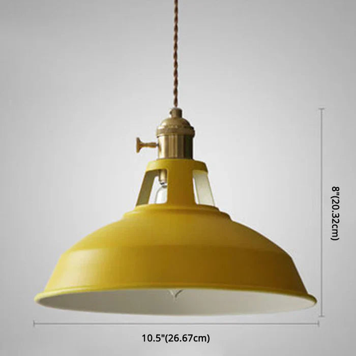 Lampe Suspendue Rétro Industrielle - IronGlow
