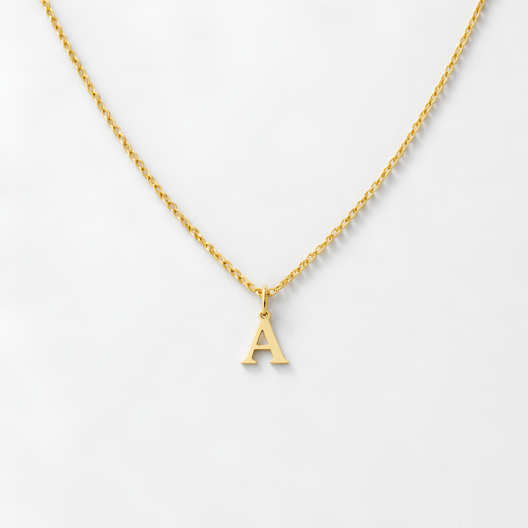 Casey - Collier minimaliste avec initiale pour femme