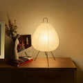 Lampe de Table en Papier de Riz Akari Wabi-Sabi Japonaise