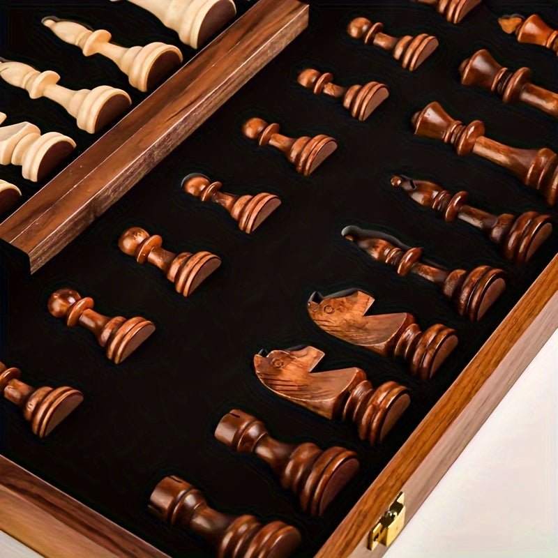 Jeu d'échecs en bois massif de luxe – GrandRook