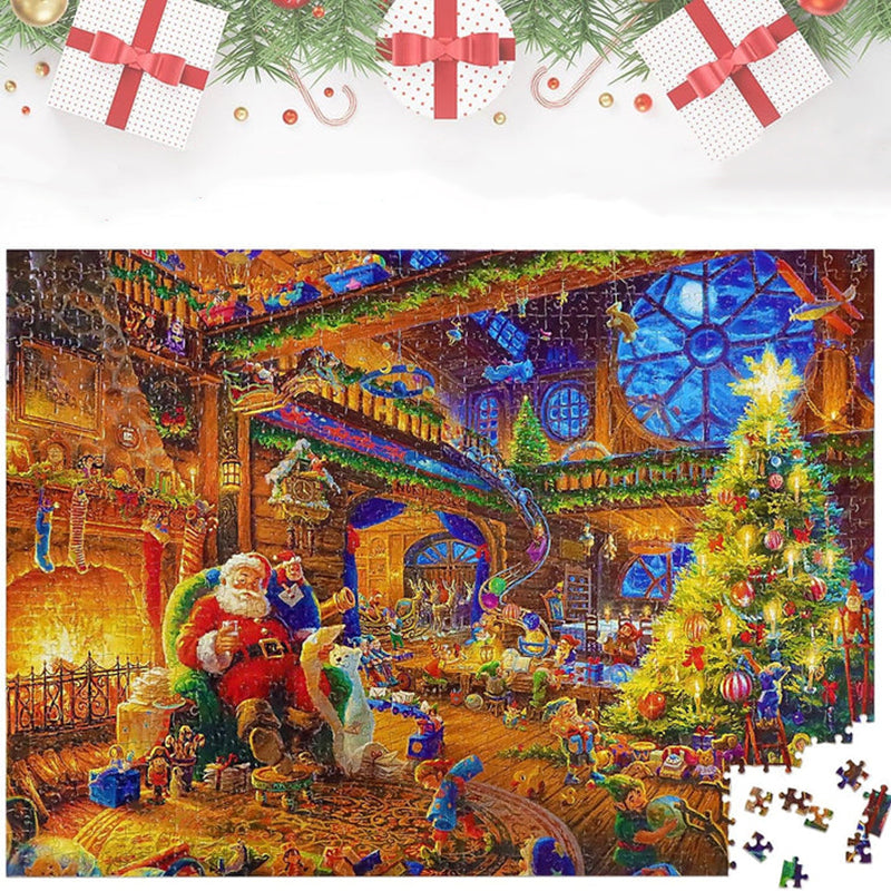 Calendrier de l'Avent Puzzles de Noël - 24 Jours de Compte à Rebours