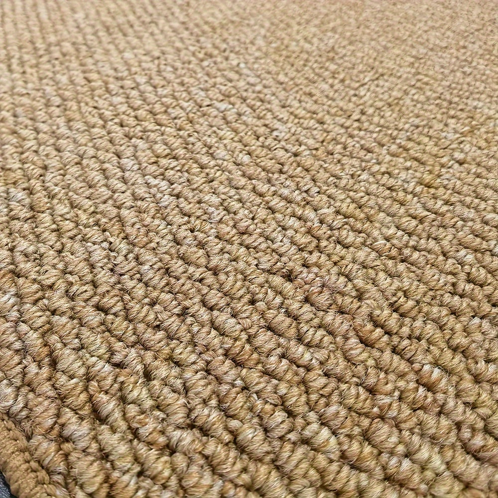 Tapis de Porte Doux et Absorbant au Look Jute pour Usage Intérieur/Extérieur