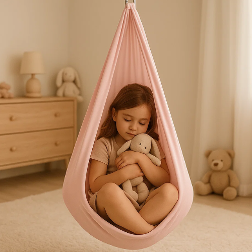 Hamac Thérapeutique Sensoriel en Coton pour Enfants - RustNest