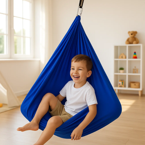 Hamac Thérapeutique Sensoriel en Coton pour Enfants - RustNest