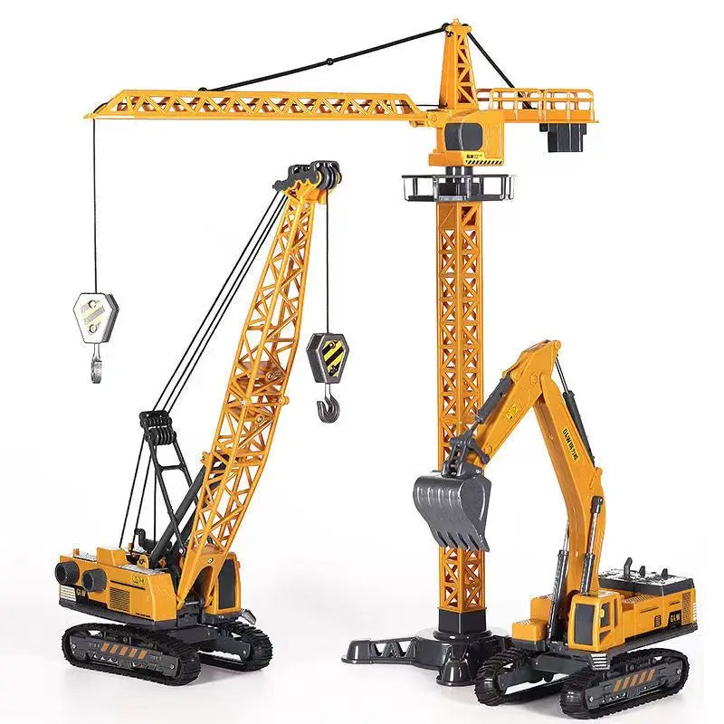 Set de Jouets Chantier - Pelleteuses & Grues - Jeux Créatifs