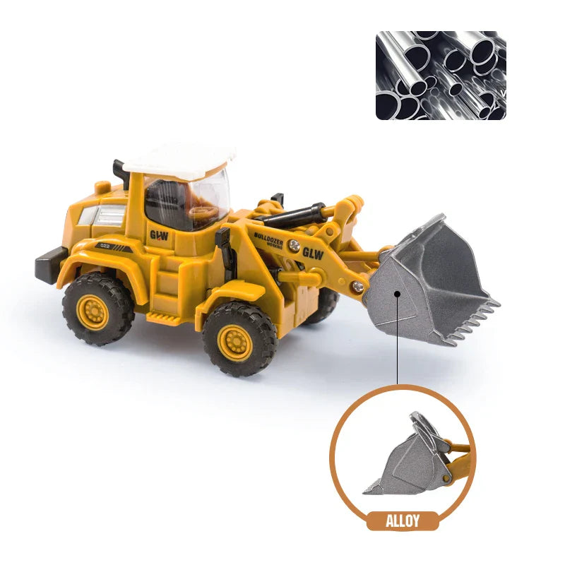 Set de Jouets Chantier - Pelleteuses & Grues - Jeux Créatifs