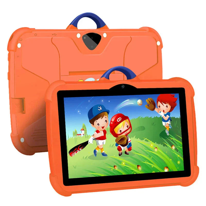 Tablette Enfant 7 Pouces | Motif Cartoon & Android | 64 Go de Stockage