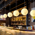 Lampe Suspendue en Forme de Boule Lunaire