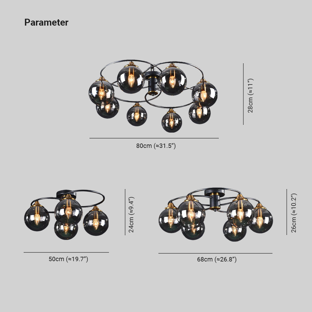 Lampe de plafond LED classique - LumiAura