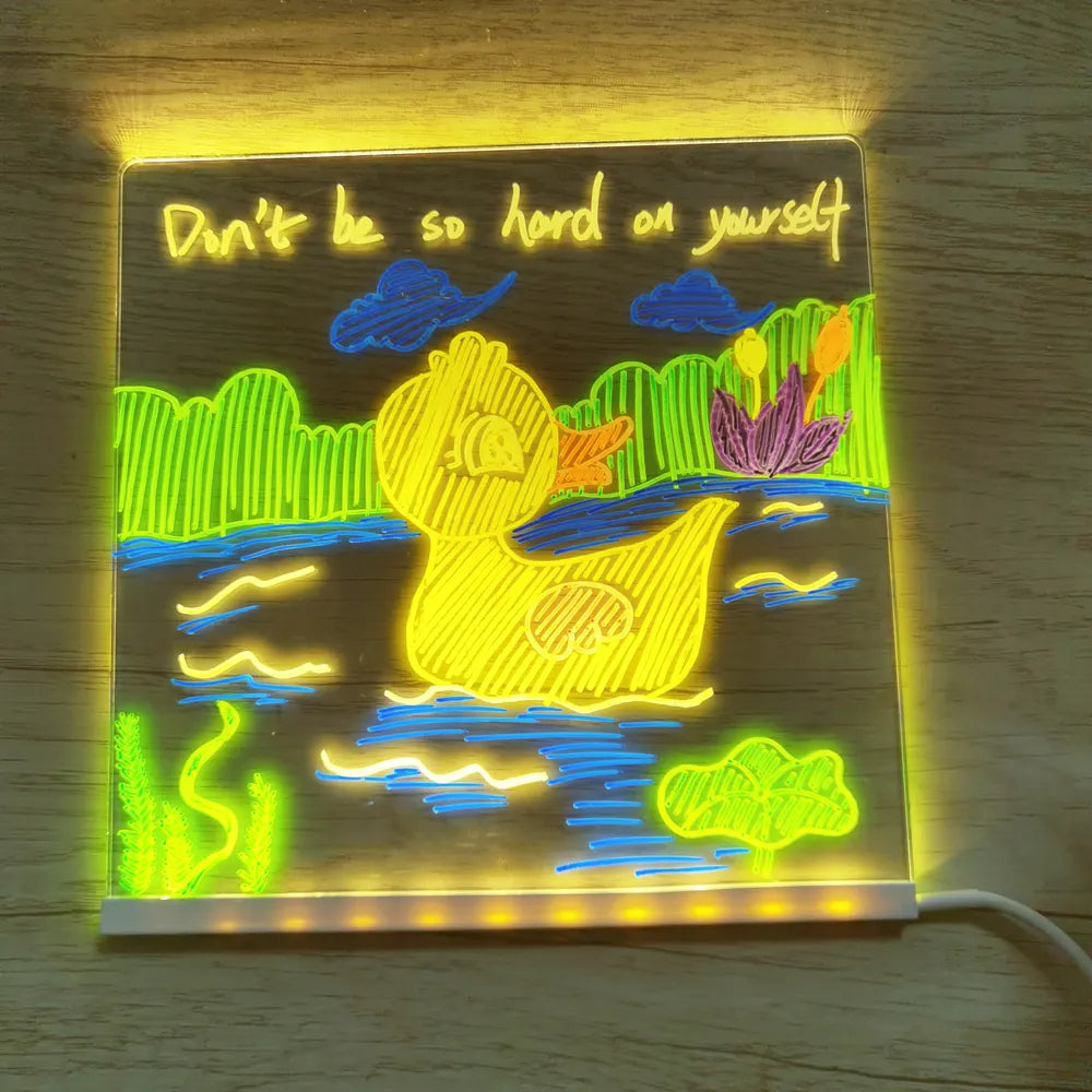 Drawing Light - Tableau de Dessin LED Créatif pour Enfants