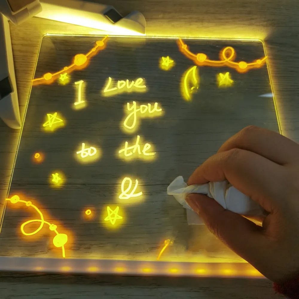 Drawing Light - Tableau de Dessin LED Créatif pour Enfants