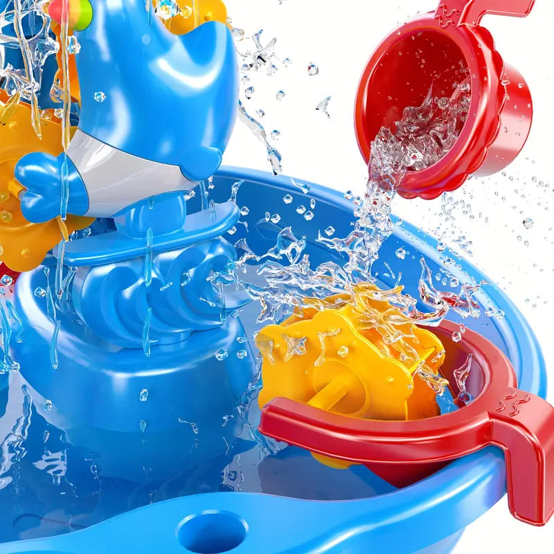 Table de Sable et d'Eau à 3 Niveaux | Jouet Éducatif pour Enfants