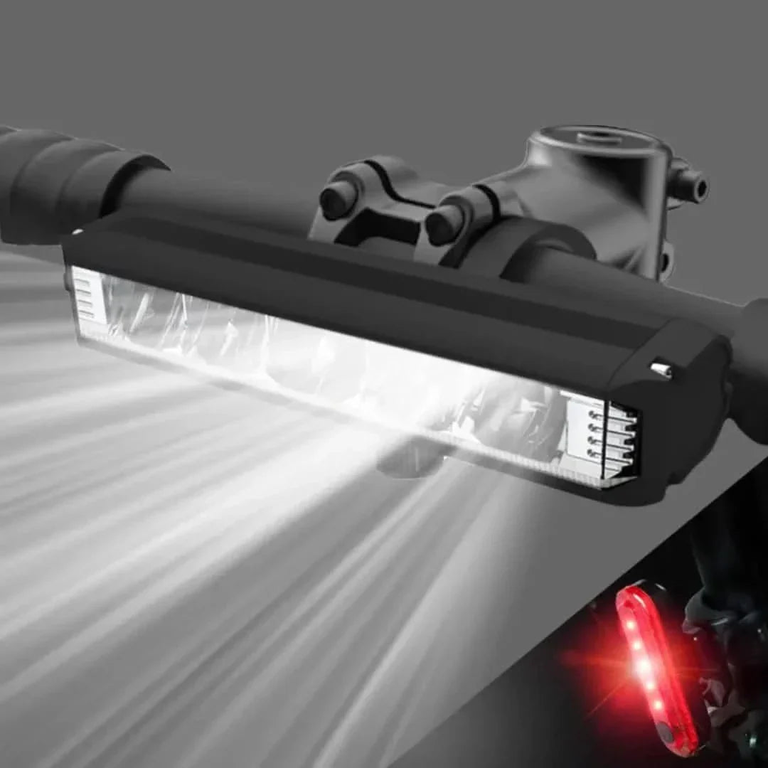 Éclairage de Vélo - 1400 Lumens | Résistant aux Intempéries | Rechargeable par USB