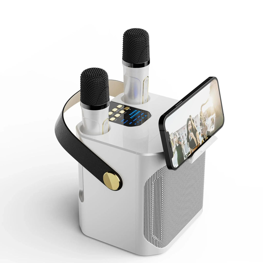 Enceinte Karaoke Bluetooth Portable Puissante - Surround 360°