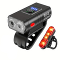 Éclairage de vélo LED - 1000 & 500 Lumens | Rechargeable par USB
