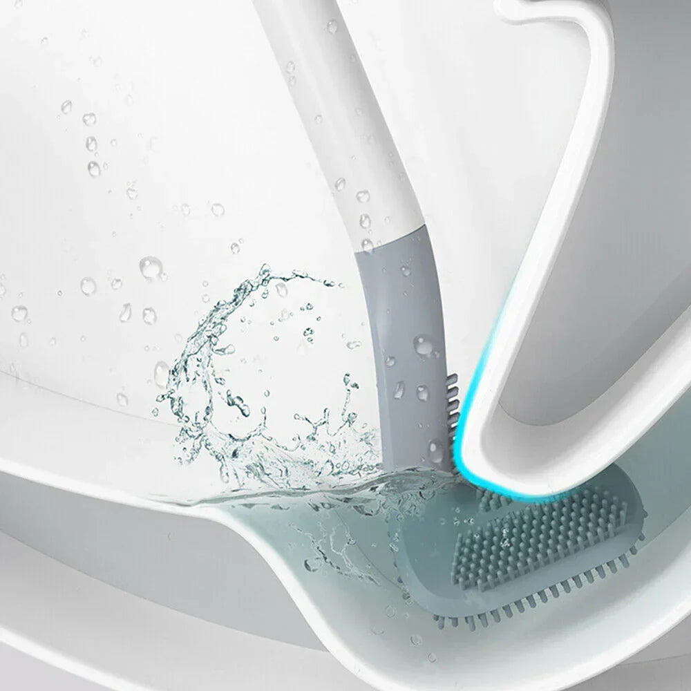 SmartBrush Brosse de Toilette - Hygiénique & Innovante | Design en L