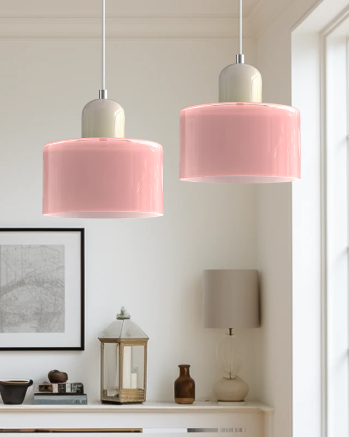 Lampe Suspendue Élégante avec Silhouette Sculpturale