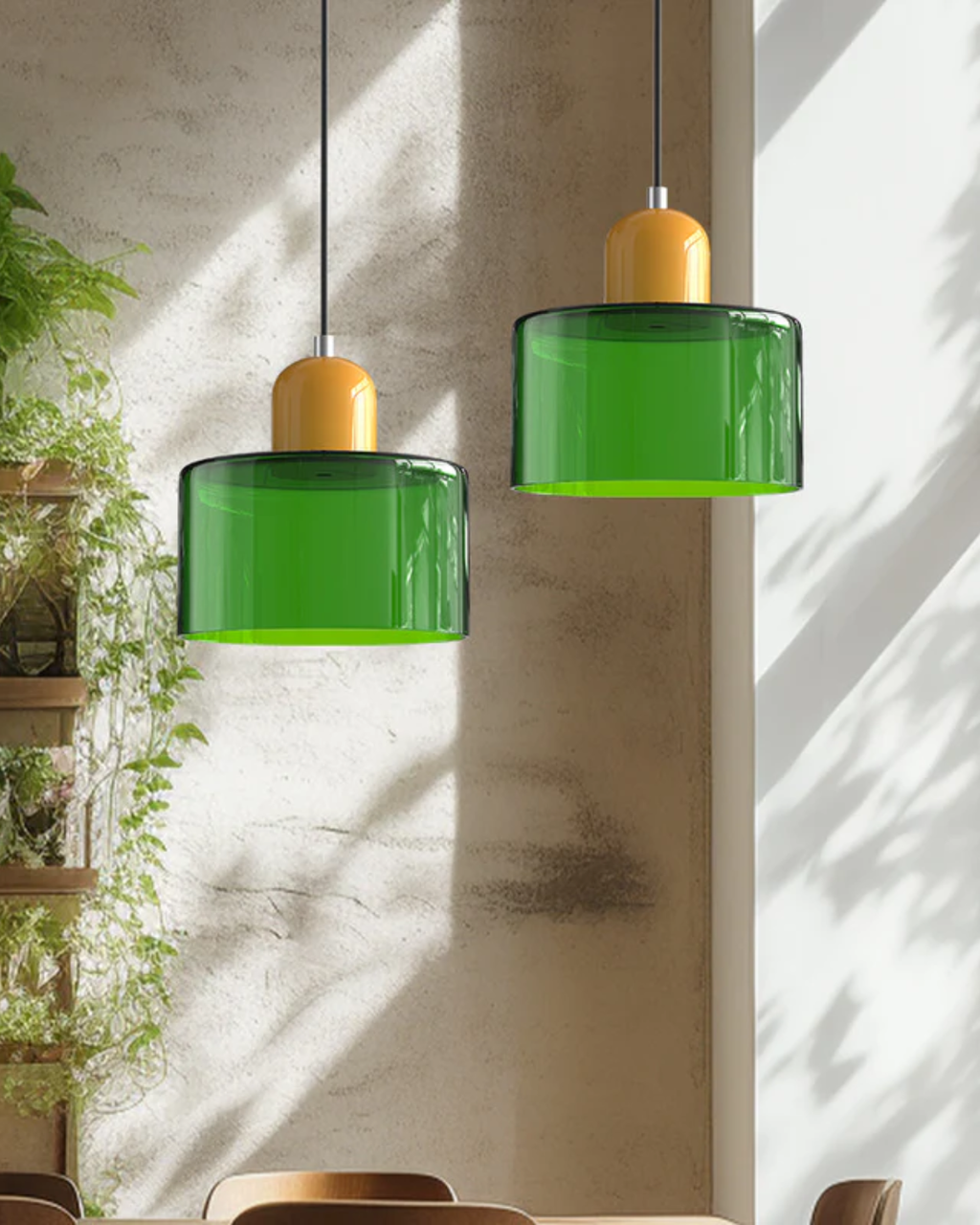 Lampe Suspendue Élégante avec Silhouette Sculpturale