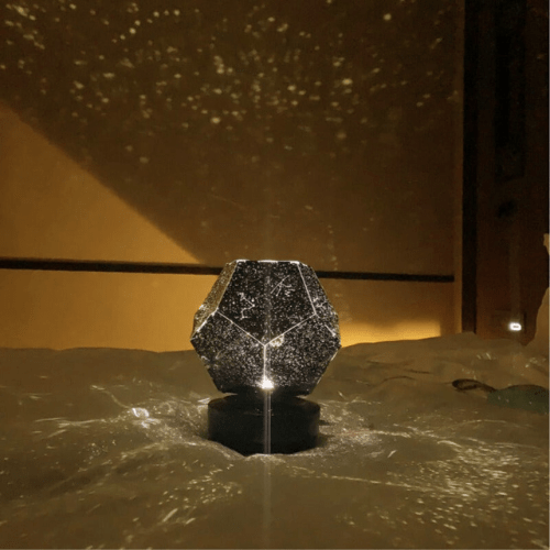 Lampe projetant un ciel étoilé avec un spectacle de lumières magique - Lunexa