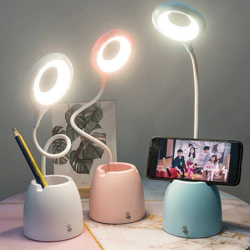 Lampe de table pour enfants avec support de téléphone