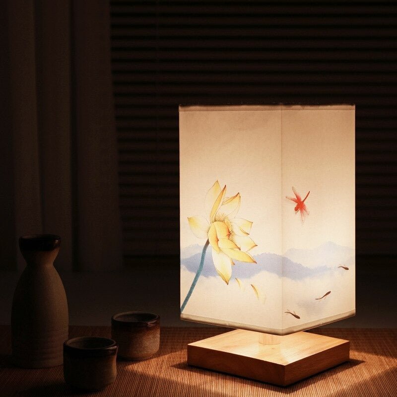Lampe de table LED Japonais-Scandinave