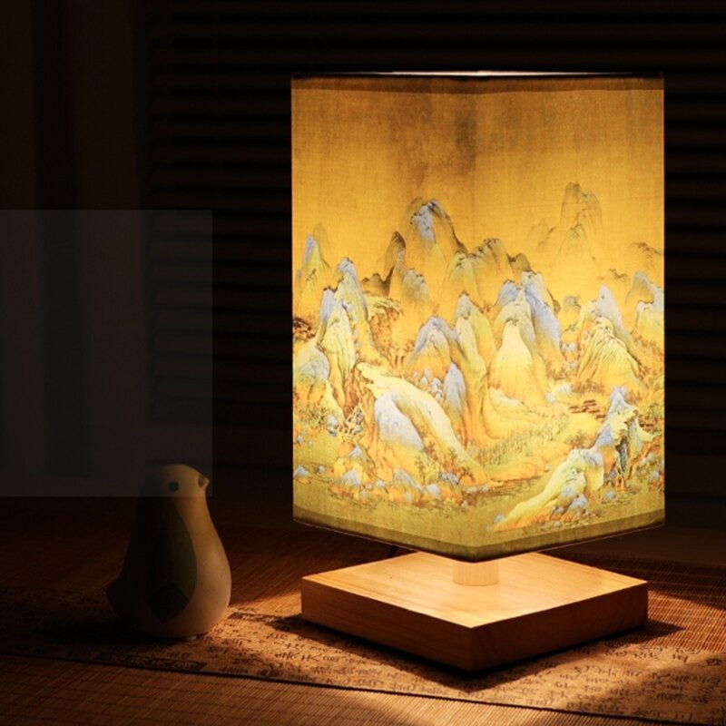 Lampe de table LED Japonais-Scandinave