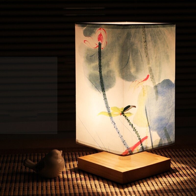 Lampe de table LED Japonais-Scandinave