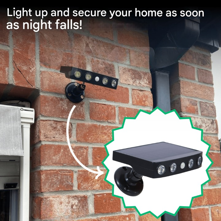 Lampe solaire avec détecteur de mouvement – Lumina