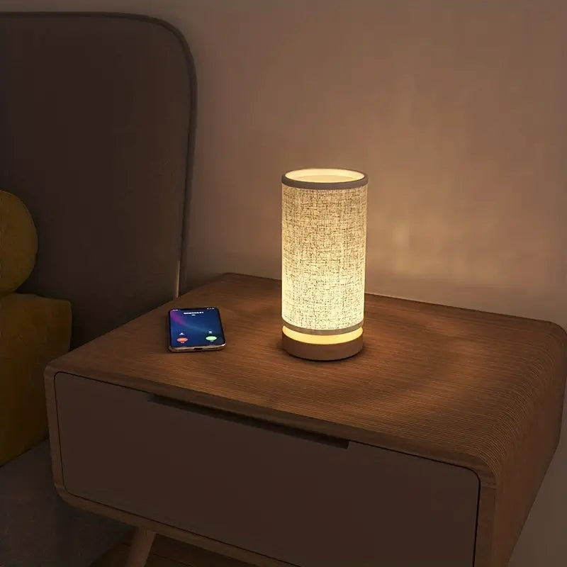 Lampe de nuit en lin - LinoGlow