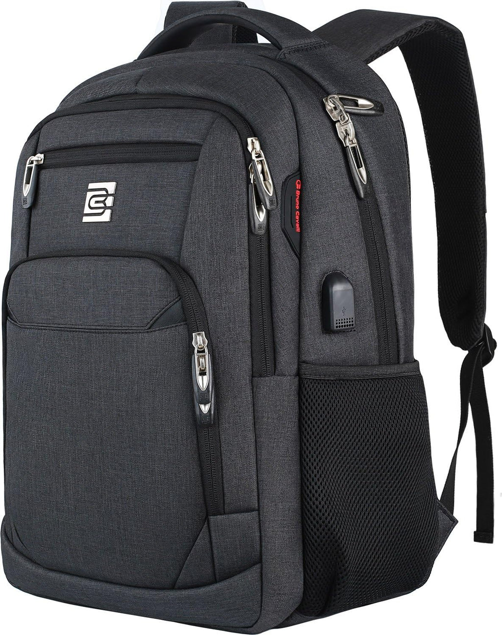 Sac à dos mince anti-vol pour ordinateur portable avec port de charge USB