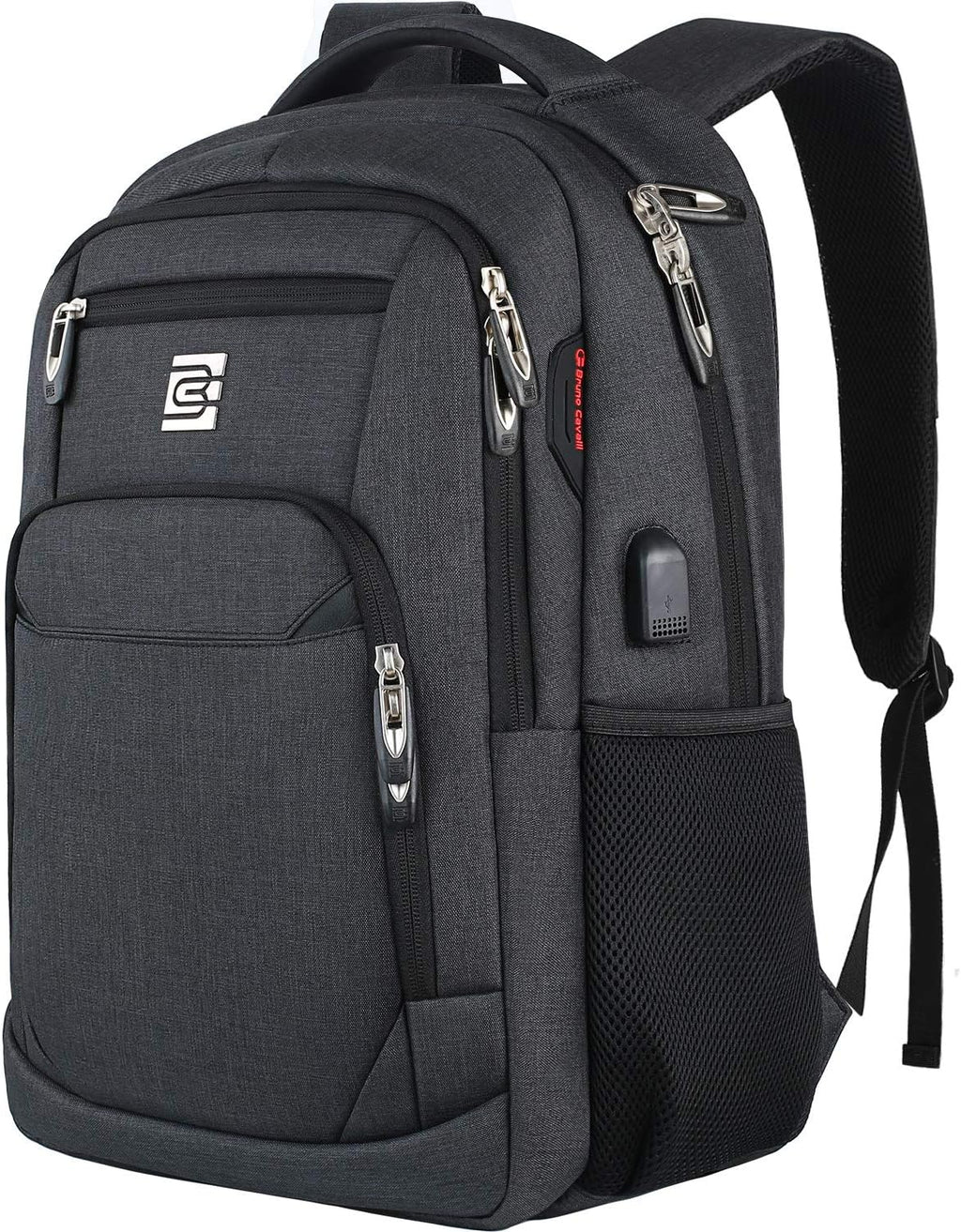 Sac à dos mince anti-vol pour ordinateur portable avec port de charge USB