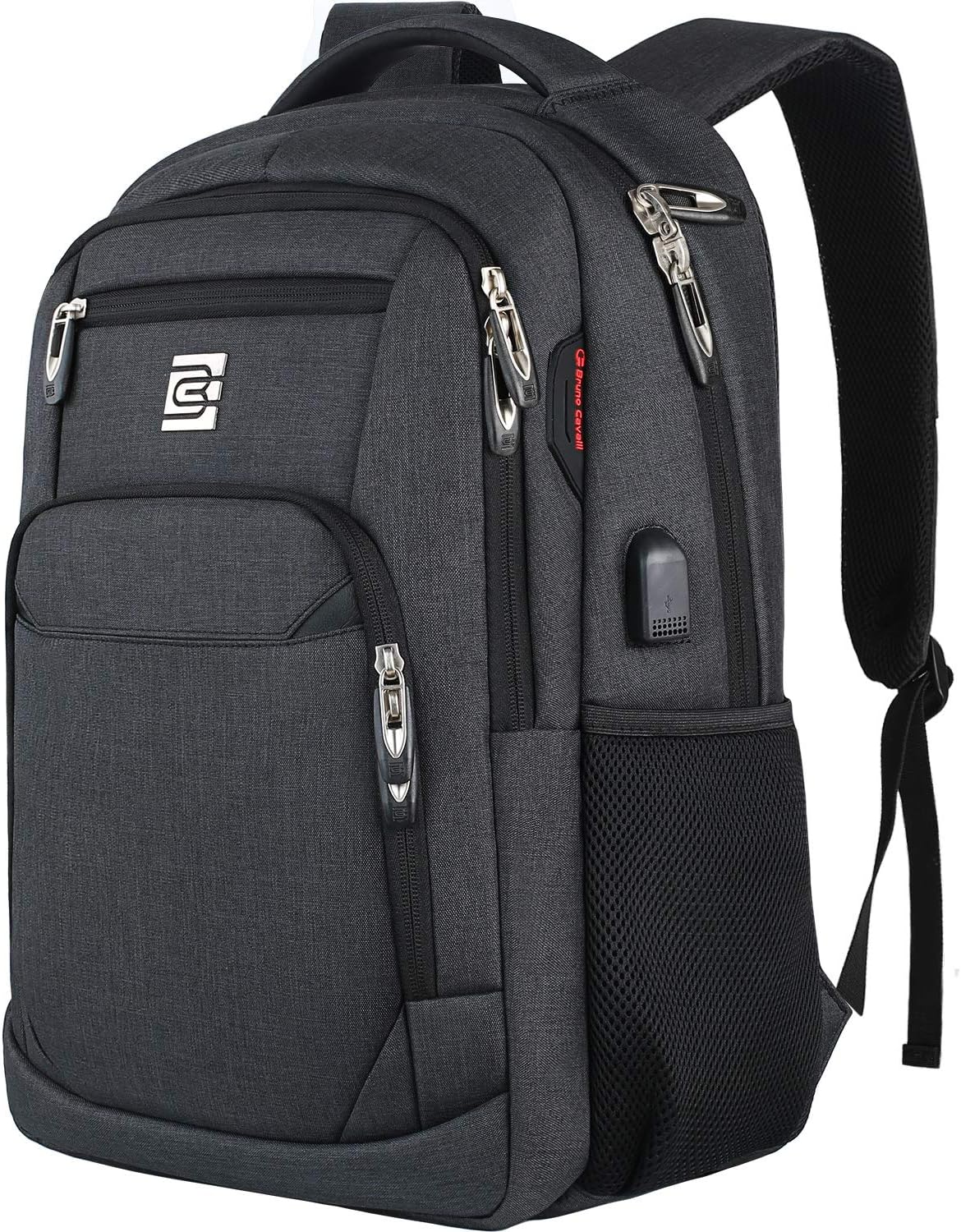 Sac à dos mince anti-vol pour ordinateur portable avec port de charge USB