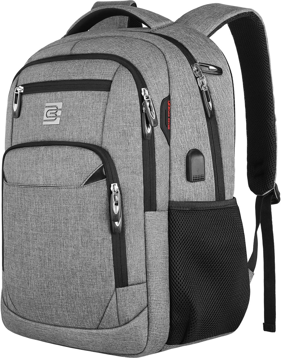 Sac à dos mince anti-vol pour ordinateur portable avec port de charge USB